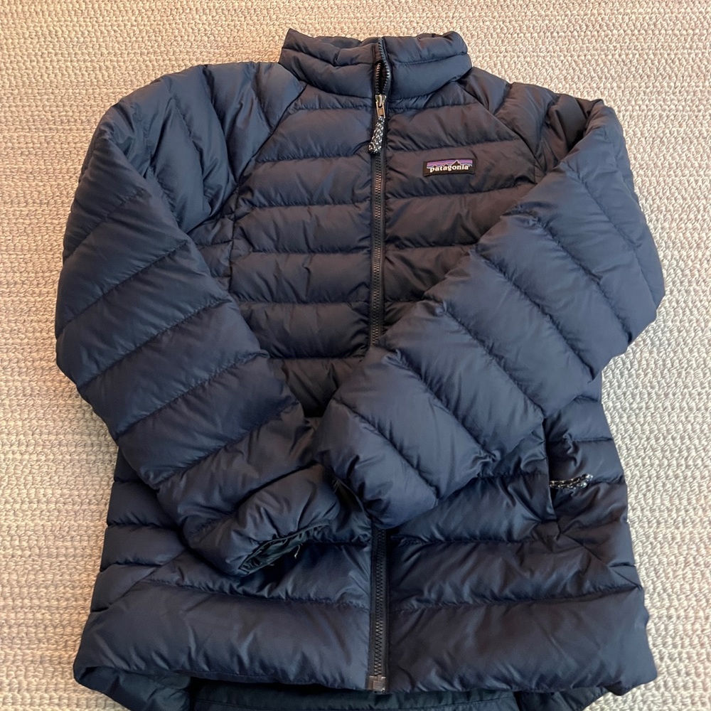 Girls Drop-Tail Down Sweater
